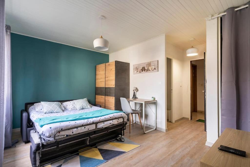 Studio Cosy Proche Du Centre + Parking Gratuit Cluses Eksteriør billede