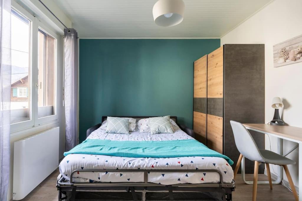 Studio Cosy Proche Du Centre + Parking Gratuit Cluses Eksteriør billede