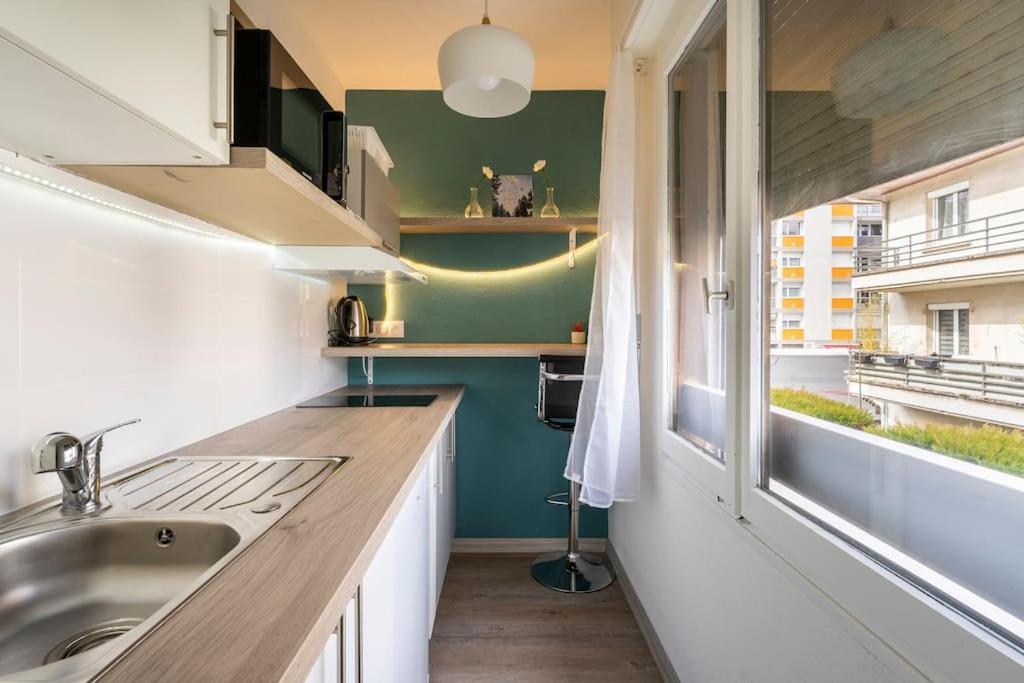 Studio Cosy Proche Du Centre + Parking Gratuit Cluses Eksteriør billede