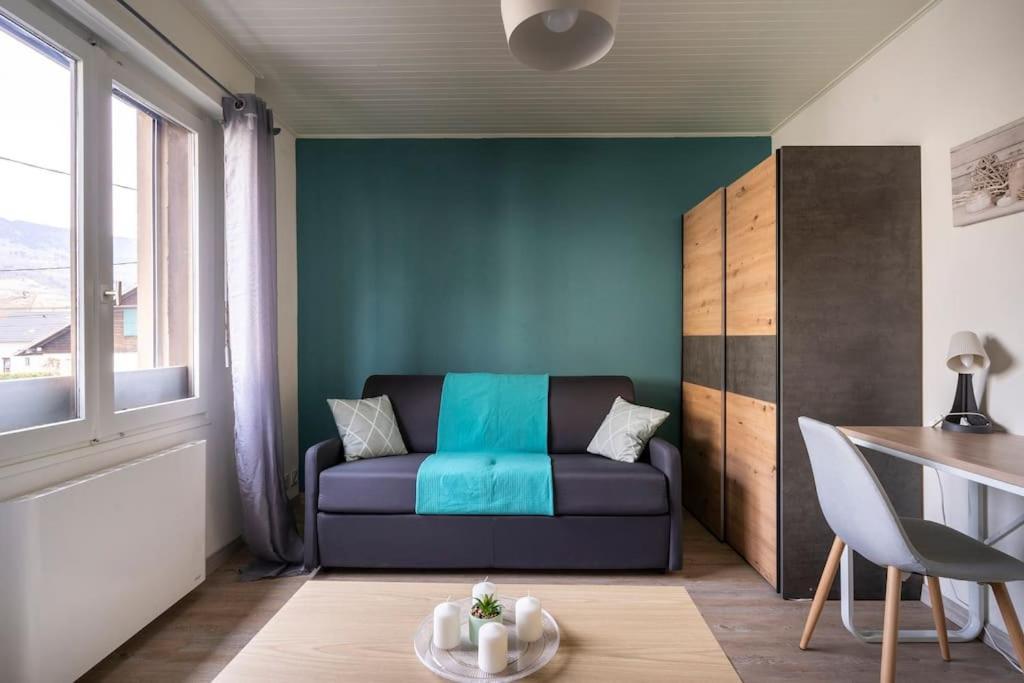 Studio Cosy Proche Du Centre + Parking Gratuit Cluses Eksteriør billede